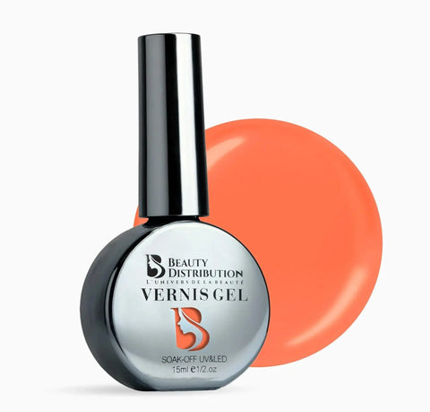 Vernis Semi-Permanent Orange Néon XP0926 – Haute Pigmentation – 15ml Beauty Distribution