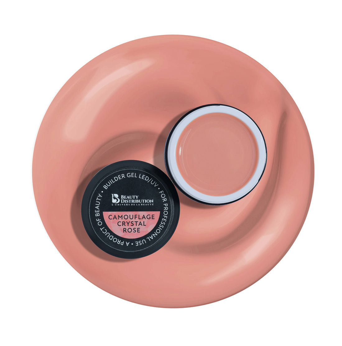 Gel Fibra Cristal rosa