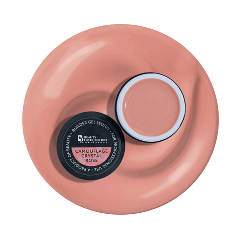 Gel de Construction Fiber Crystal Rose – Solidité Extrême & Élégance Naturelle Beauty Distribution