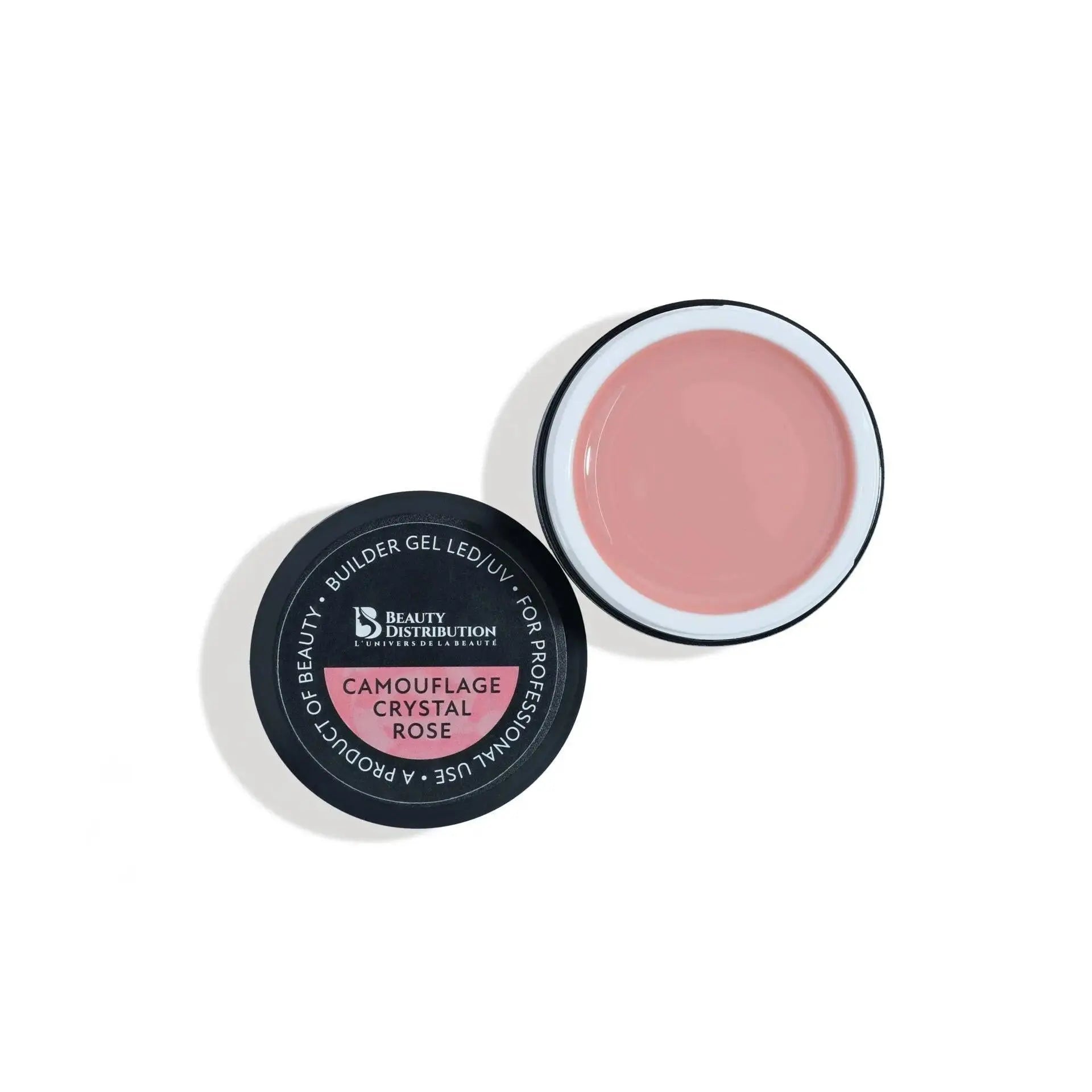 Gel de Construction Fiber Crystal Rose – Solidité Extrême & Élégance Naturelle Beauty Distribution