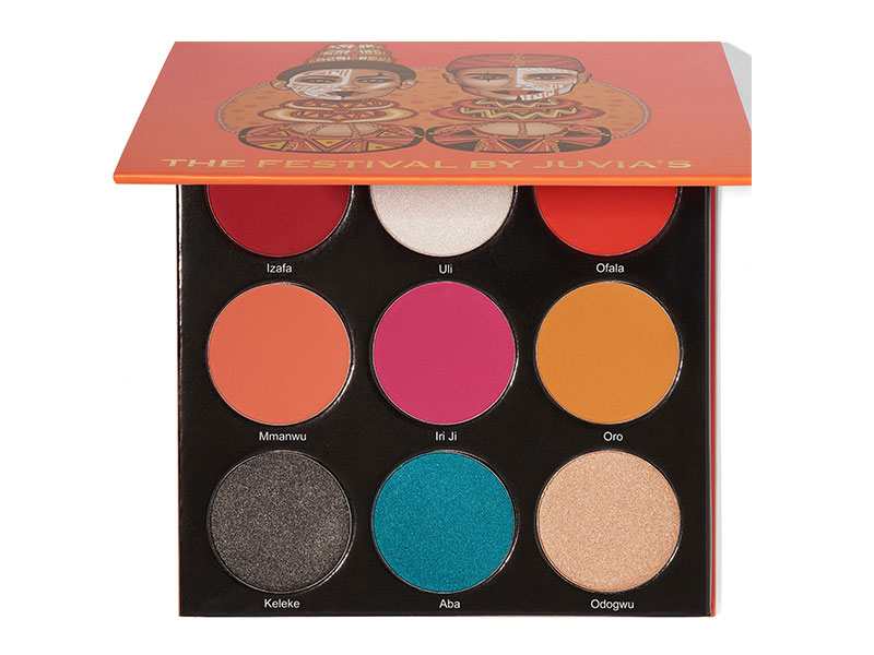 fard à paupières the-festival-palette maquillage by juvias-place