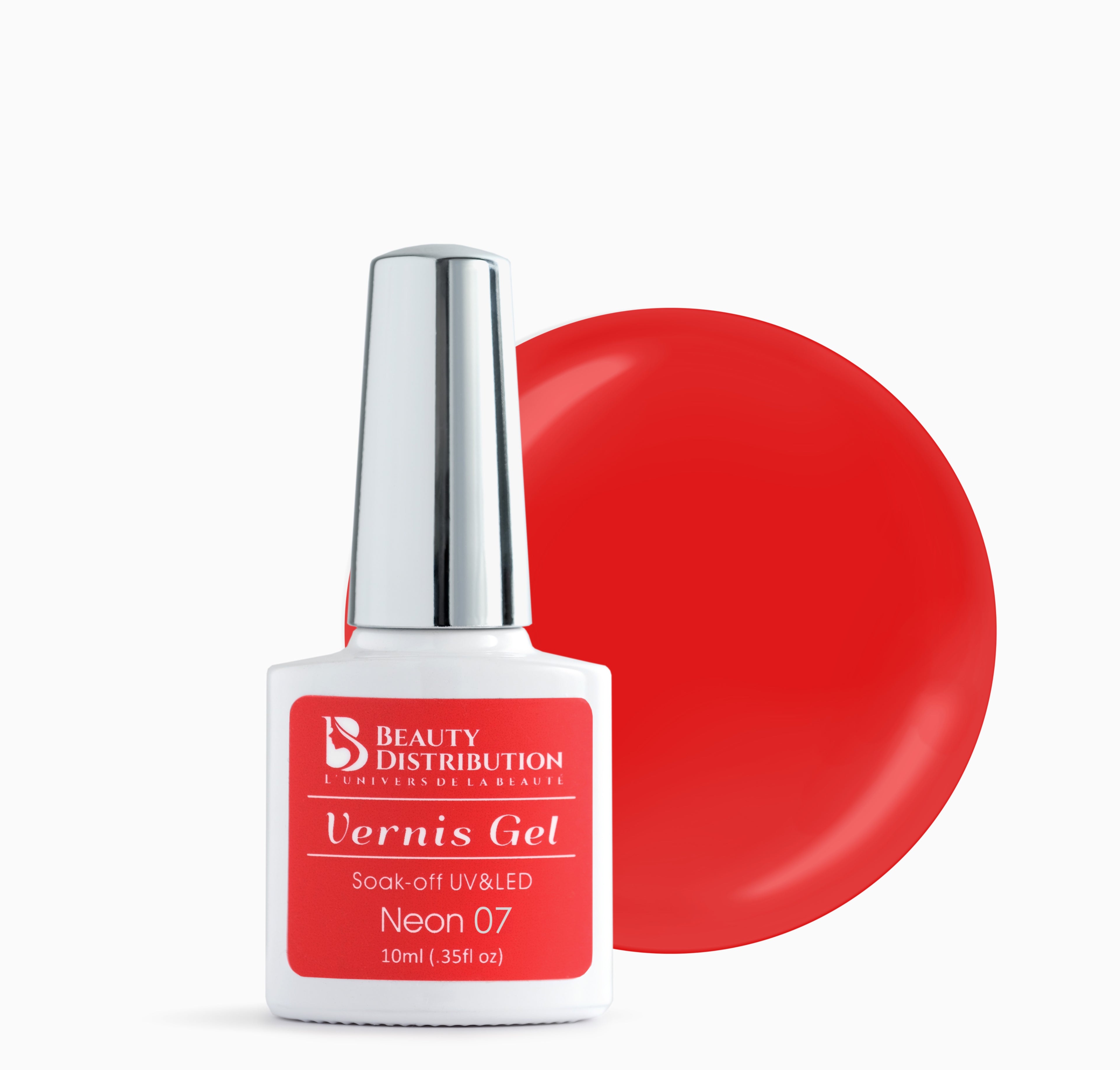 Neon 07 Red Party semi-permanent varnish 10 ml