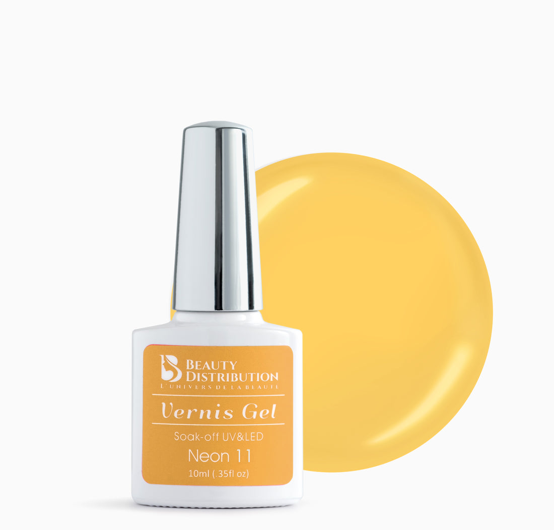 Gel Polish Mustard Yellow Neon 11
