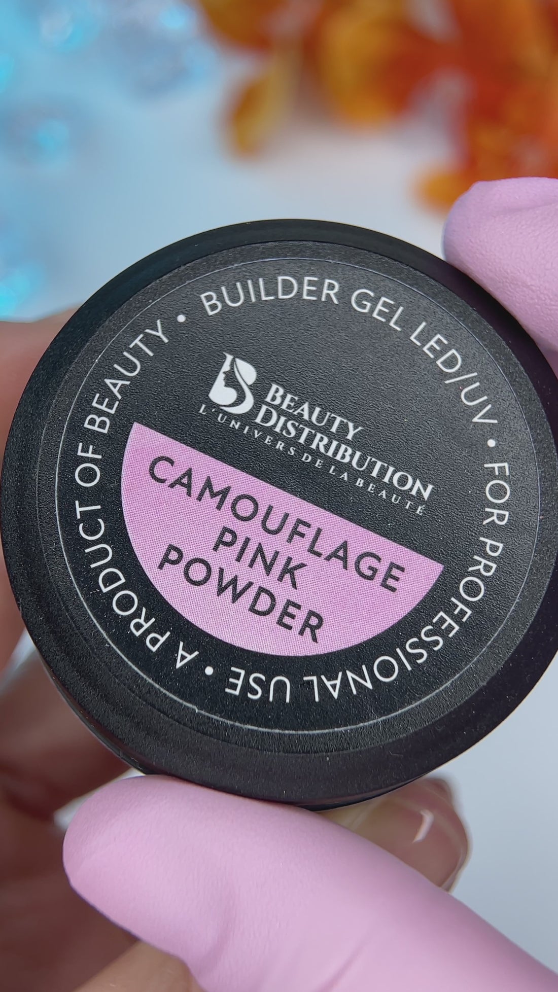 Gel  Camouflage pink powder