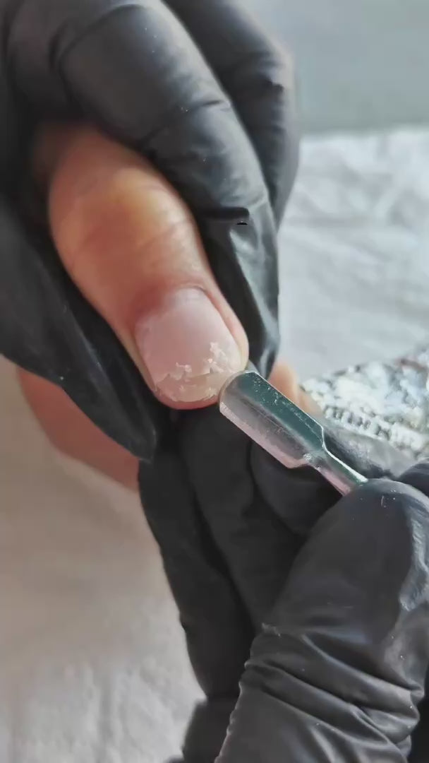 Tutoriel Julie Nails44 – Dépose du gel soak-off à l'acétone