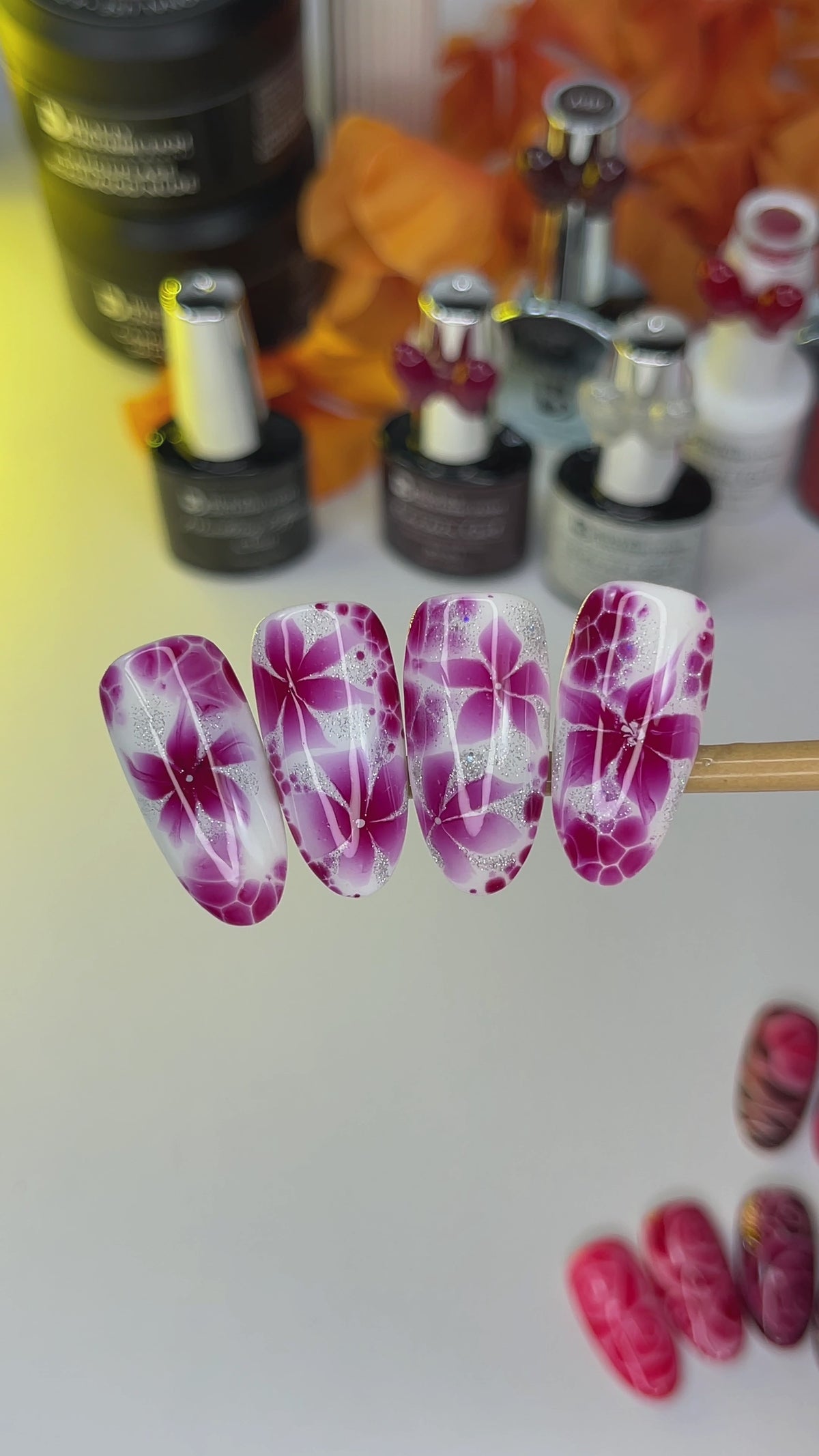 Présentation vidéo — Marbling Effect Clear (Blooming Gel) 10 ml – Effet marbré aquarelle facile