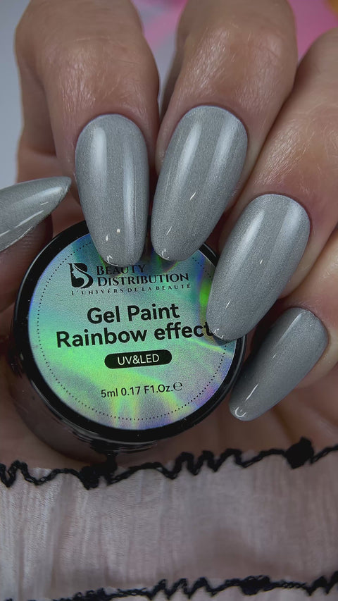 Présentation vidéo — Gel Paint Ongle Rainbow Effect 5ml