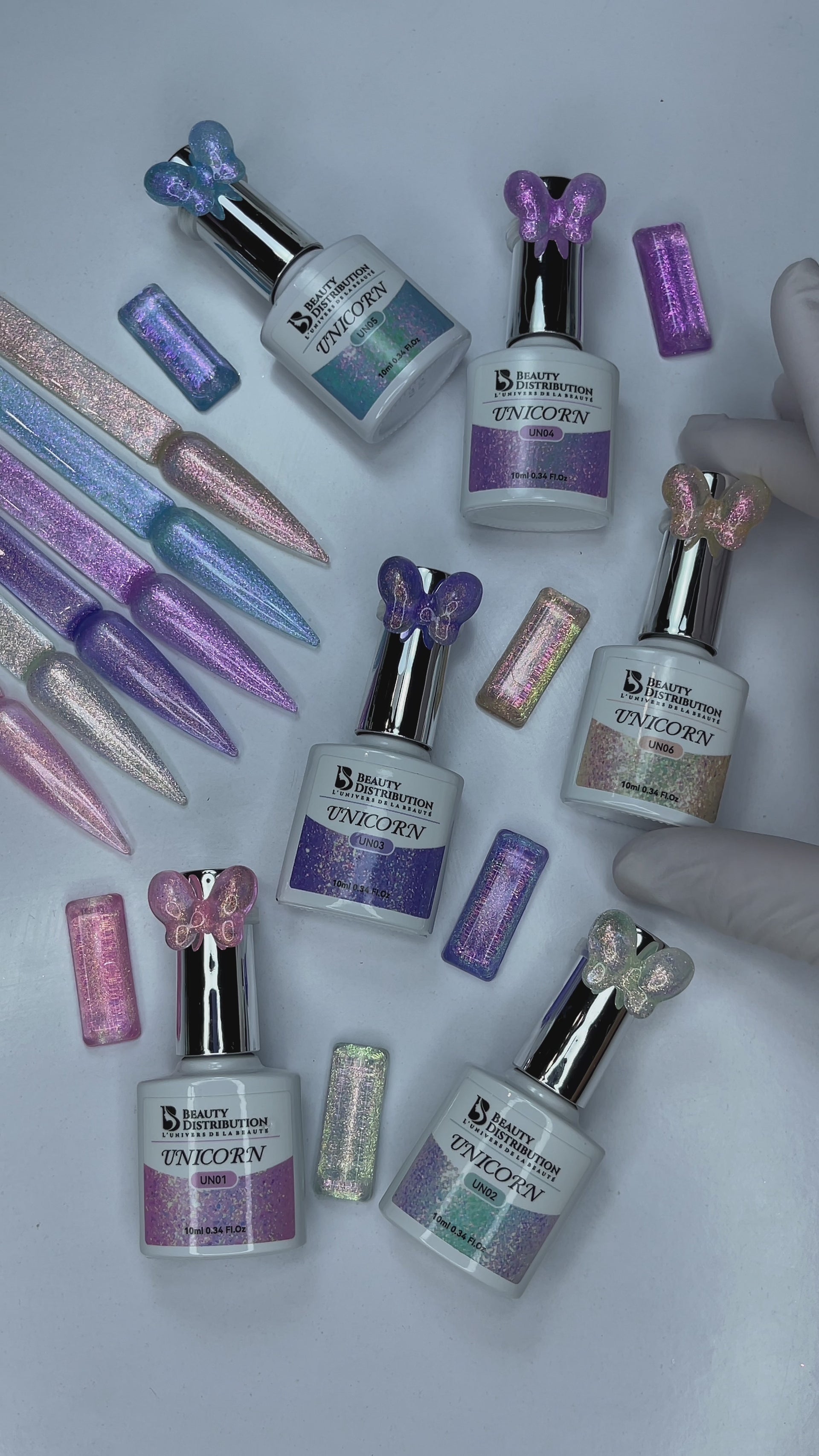 Présentation vidéo — Vernis semi-permanent Unicorn Magic 06 – L'Éclat Royal et Solaire