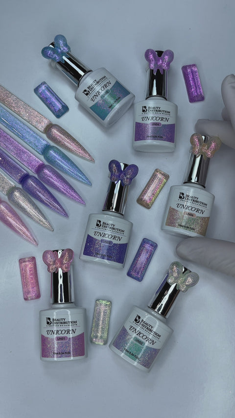 Présentation vidéo — Vernis semi-permanent Unicorn Magic 06 – L'Éclat Royal et Solaire