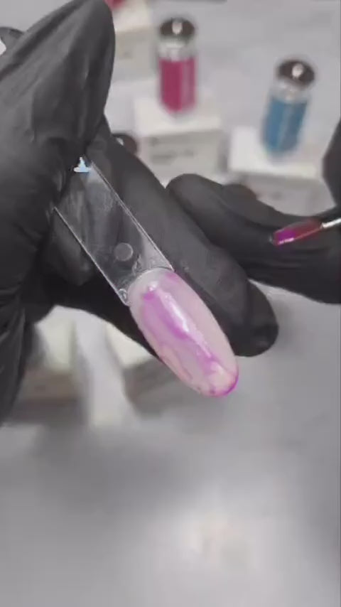 Tutoriel Julie Nails44 – Gouttes d'eau colorées