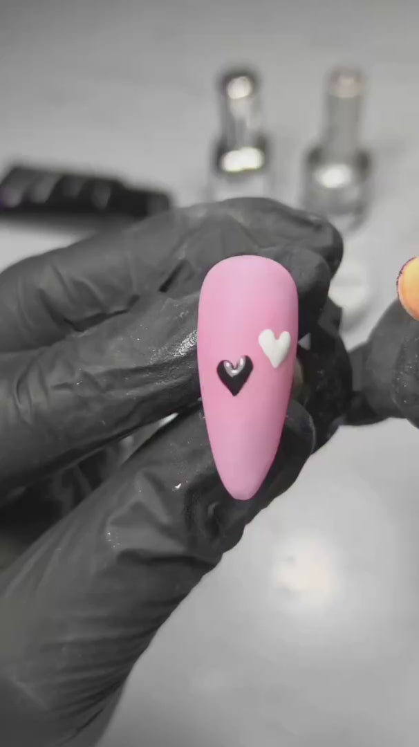 Tutoriel Julie Nails44 – Chrome ton sur ton au gel 3D