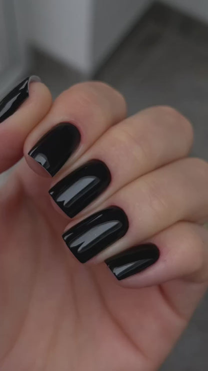 Gel Polish félin Noir A161