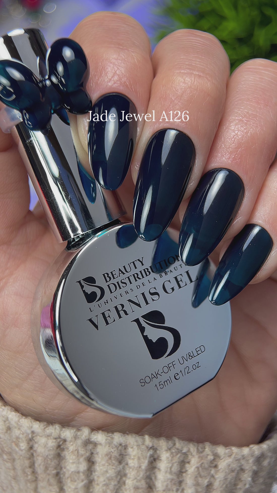 Esmalte en gel Plata Jade Joya A126