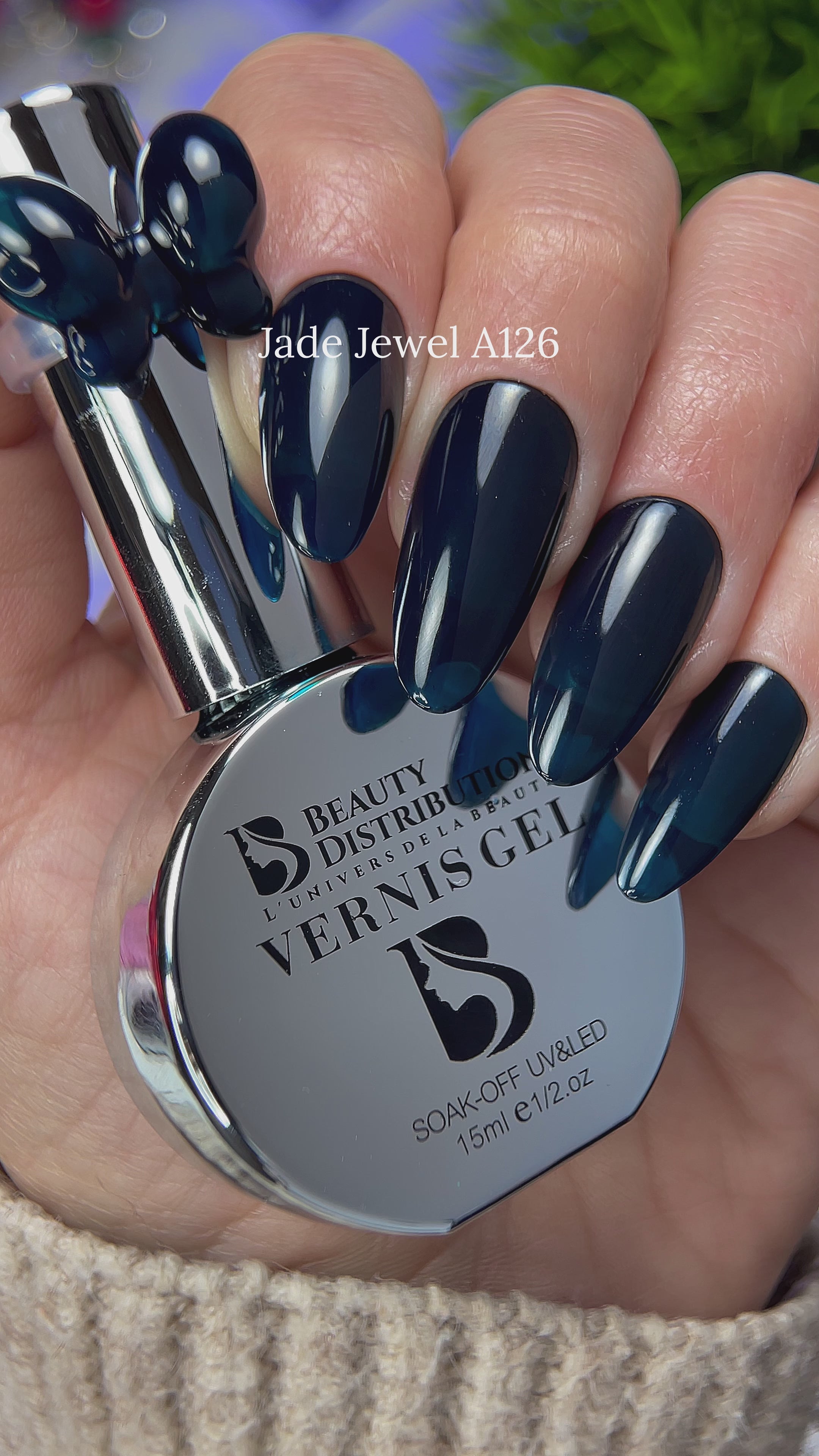 Esmalte en gel Plata Jade Joya A126