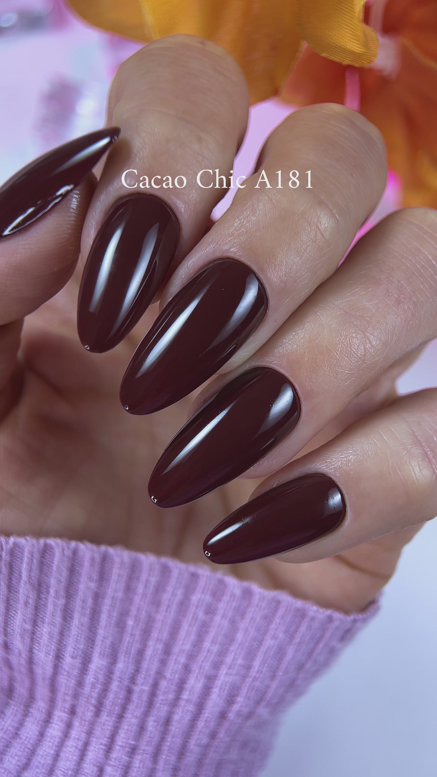 Esmalte en gel Plata Cacao Chic A181