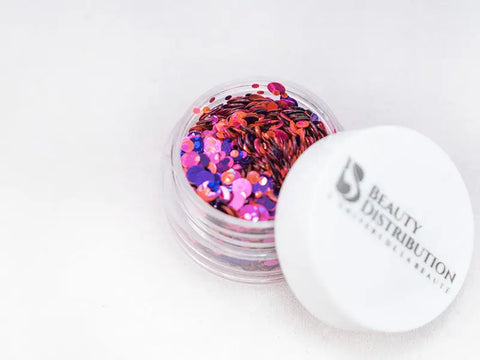 Sequins SW008 - Mix Holo-Chrome Pink & Sunset  Beauty Distribution Beauty Distribution