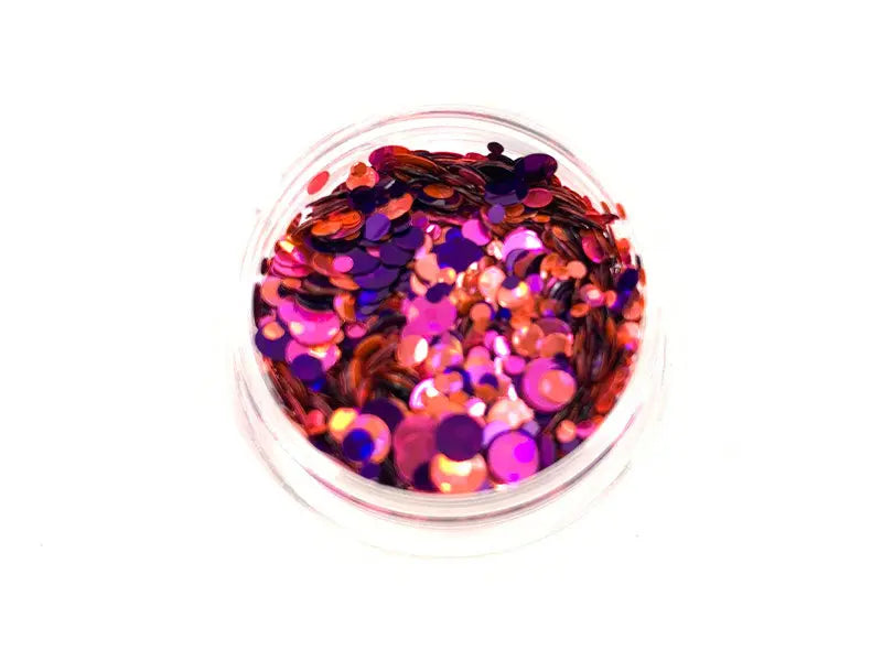 Sequins SW008 - Mix Holo-Chrome Pink & Sunset  Beauty Distribution Beauty Distribution