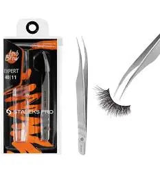 Pince Professionnelle  Staleks Pour Extension De Cils EXPERT 40 TYPE 11 (Courbée) - Beauty Distribution