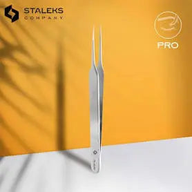 Pince Professionnelle Staleks  Pour Extension De Cils EXPERT 40 TYPE 10 (Droite) - Beauty Distribution