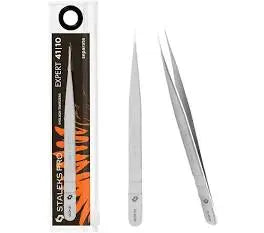 Pince Professionnelle Staleks  Pour Extension De Cils EXPERT 41 TYPE 10 (Droite) - Beauty Distribution