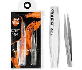 Pince À Épiler  Staleks  Pour Sourcils EXPERT 10 TYPE 4 - Beauty Distribution