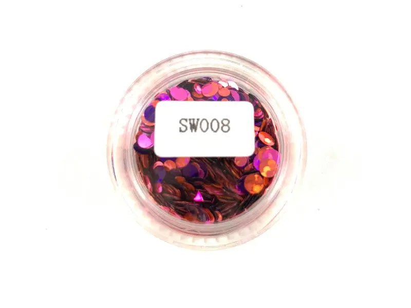 Sequins SW008 - Mix Holo-Chrome Pink & Sunset  Beauty Distribution Beauty Distribution