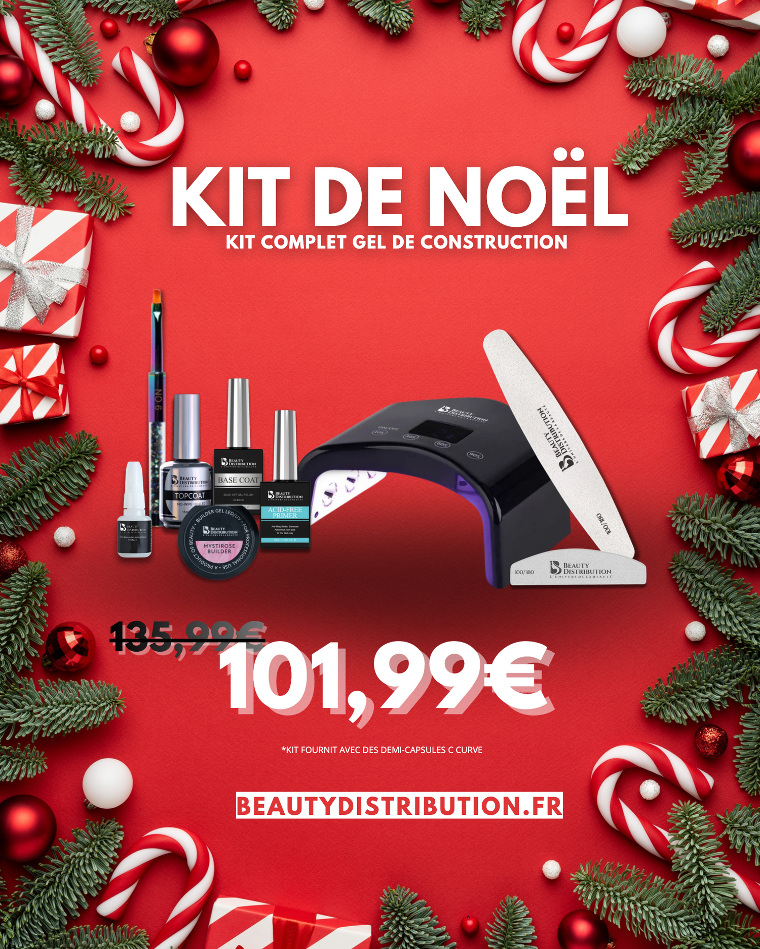 KIT DE NOËL COMPLET GEL DE CONSTRUCTION