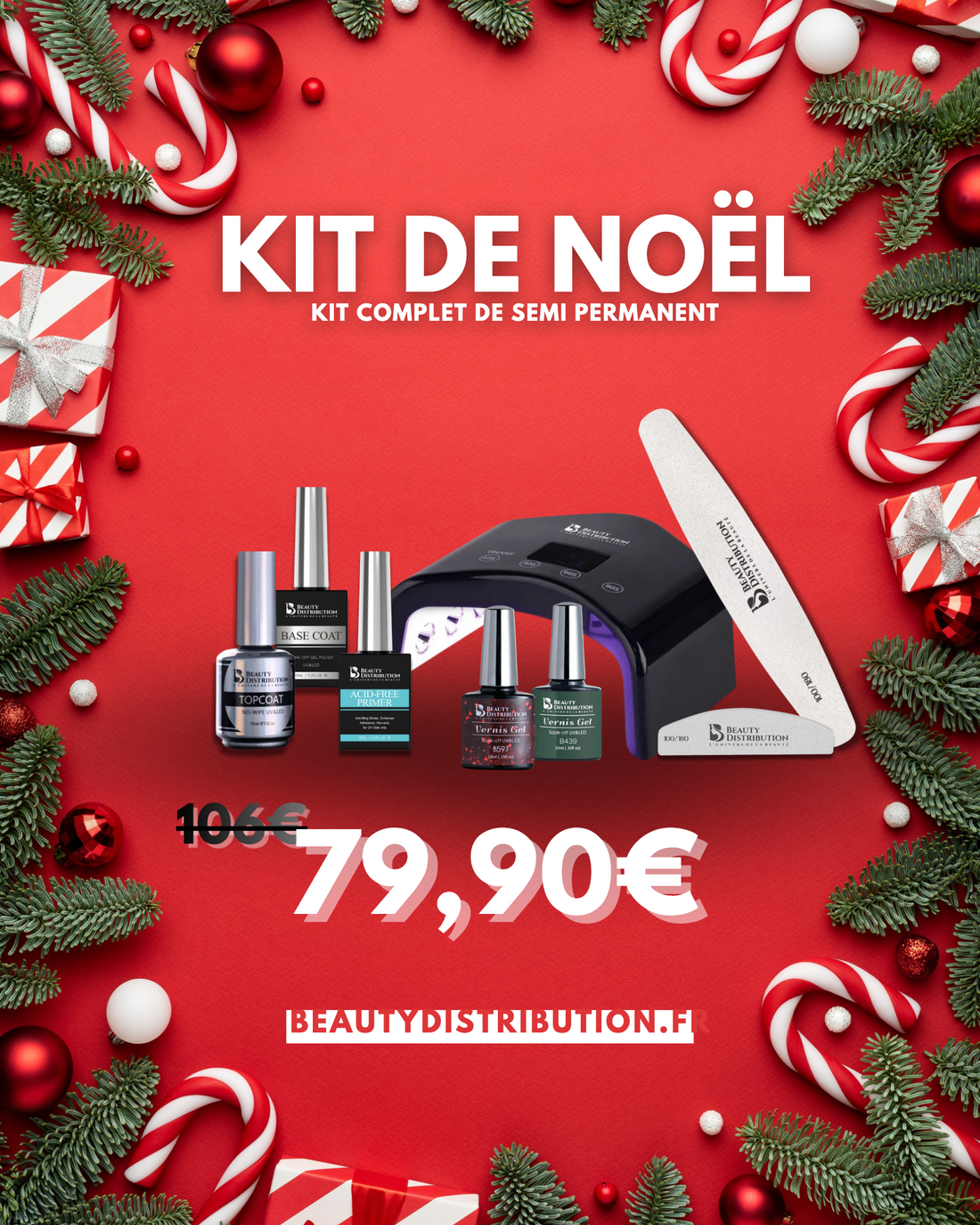 Offre Spéciale Noël : Le Kit Complet de Semi-Permanent Ultime !