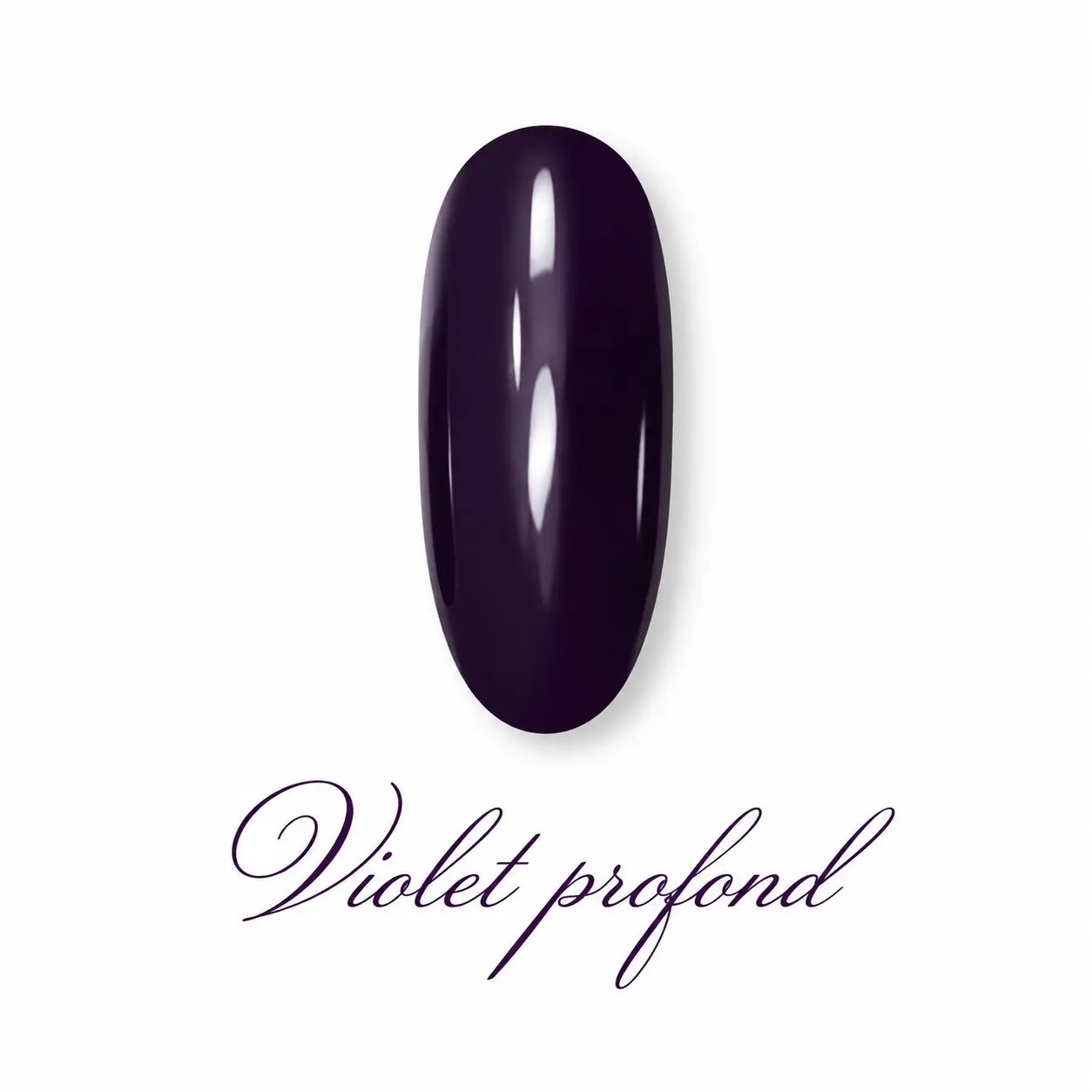 Vernis gel violet profond Beauty Distribution – nuancier capsule ongle glossy, teinte prune foncée intense, couleur élégante pour manucure, nail art et prothésiste ongulaire.
